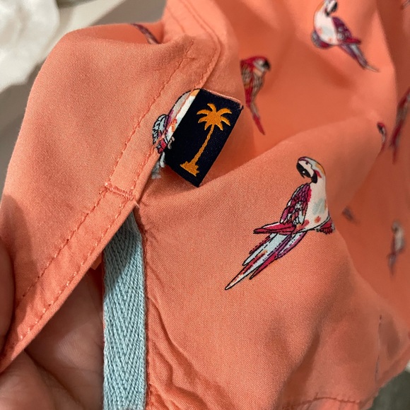 Jimmy Buffett Margaritaville Men’s XXL short Sleeve Button Up Parrot print shirt - Picture 7 of 8